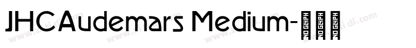 JHCAudemars Medium字体转换